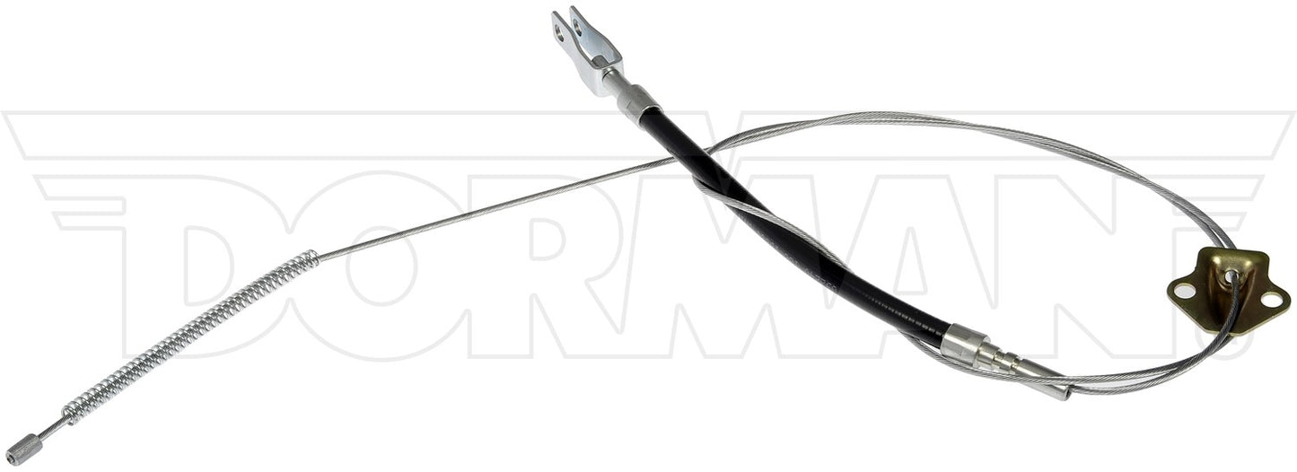 Angle View of Rear Left Parking Brake Cable DORMAN C92240