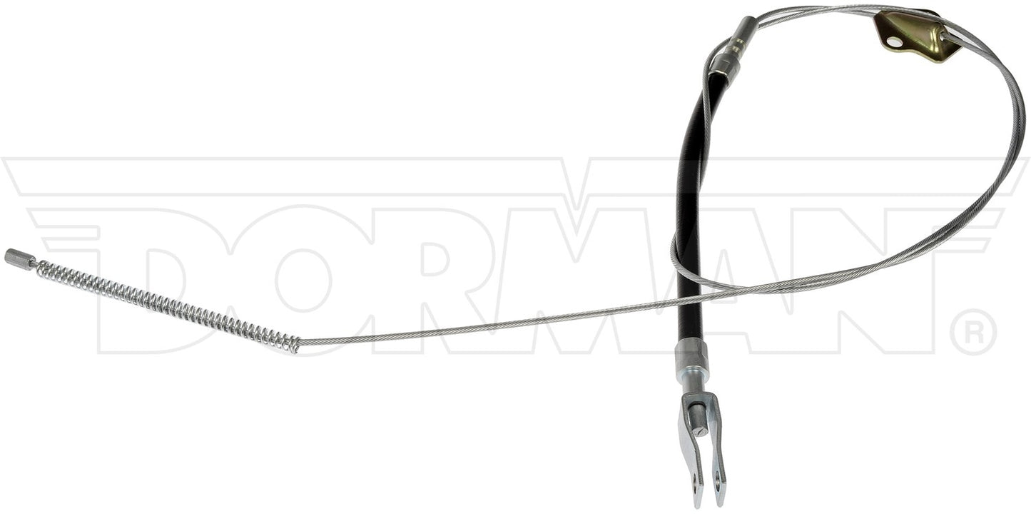 Top View of Rear Left Parking Brake Cable DORMAN C92240