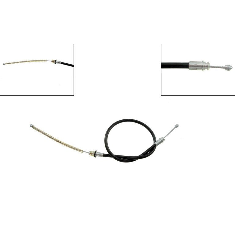 Front View of Rear Left Parking Brake Cable DORMAN C92267