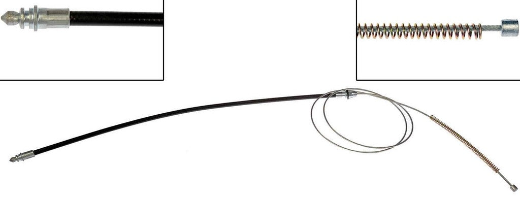 Front View of Rear Left Parking Brake Cable DORMAN C92302