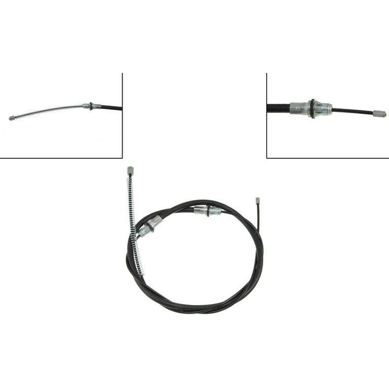 Front View of Rear Left Parking Brake Cable DORMAN C92946