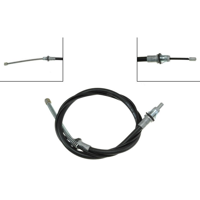 Front View of Rear Left Parking Brake Cable DORMAN C93044