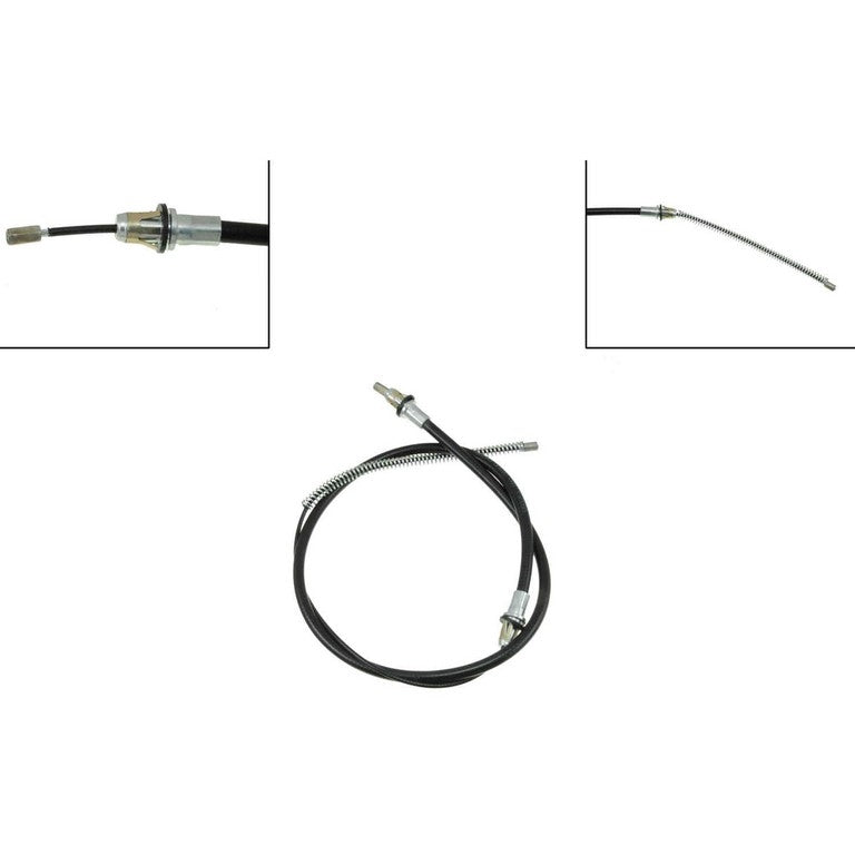 Front View of Rear Left Parking Brake Cable DORMAN C93251