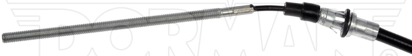 Side View of Rear Right Parking Brake Cable DORMAN C93254