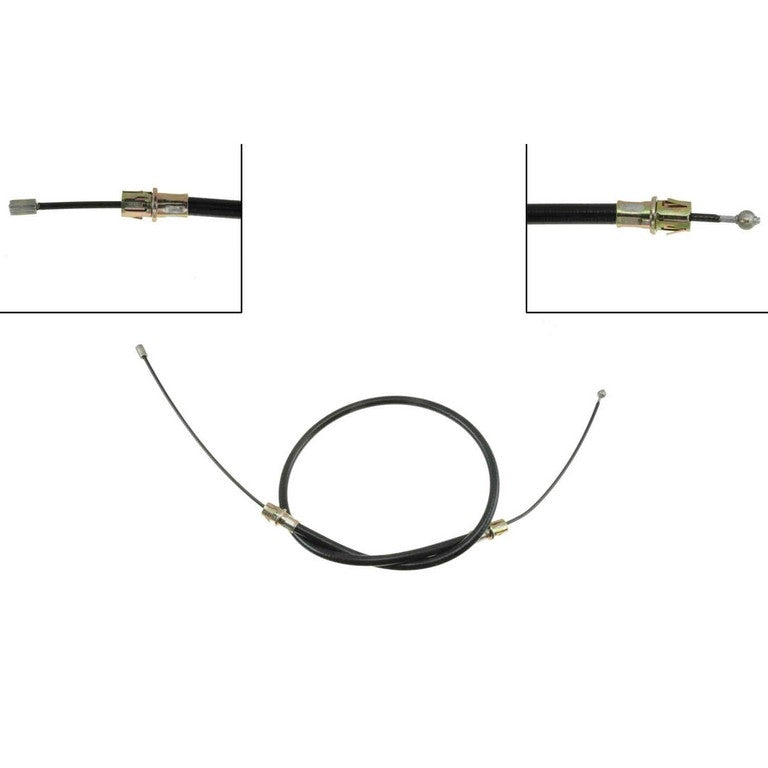 Front View of Rear Right Parking Brake Cable DORMAN C93482