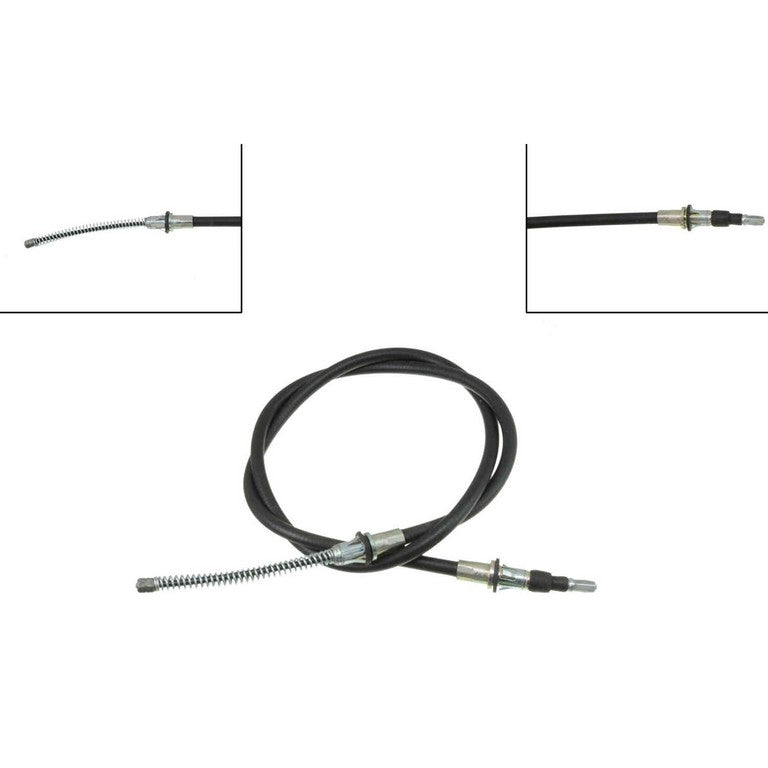 Front View of Rear Left Parking Brake Cable DORMAN C93526