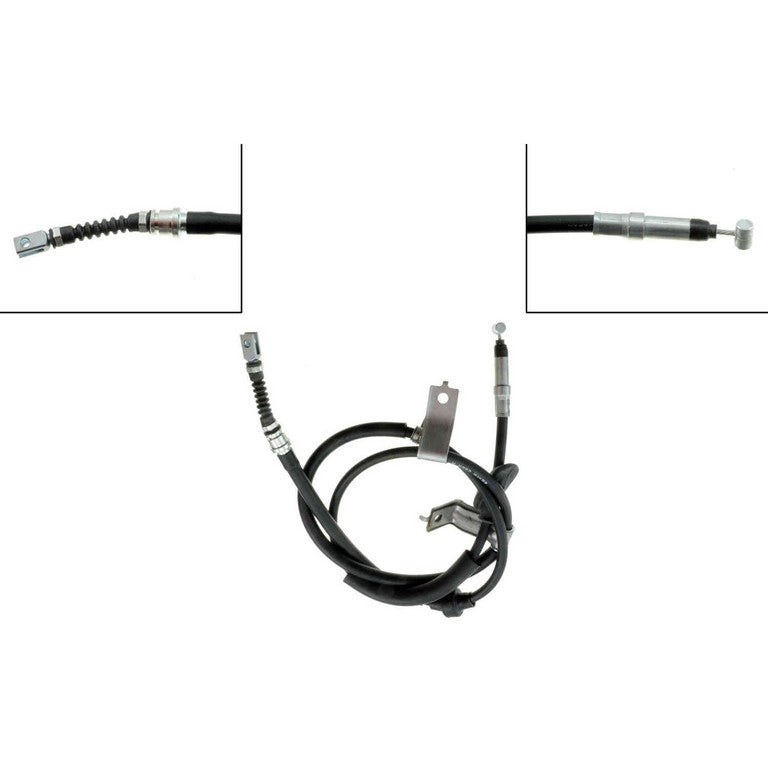 Front View of Rear Right Parking Brake Cable DORMAN C94405