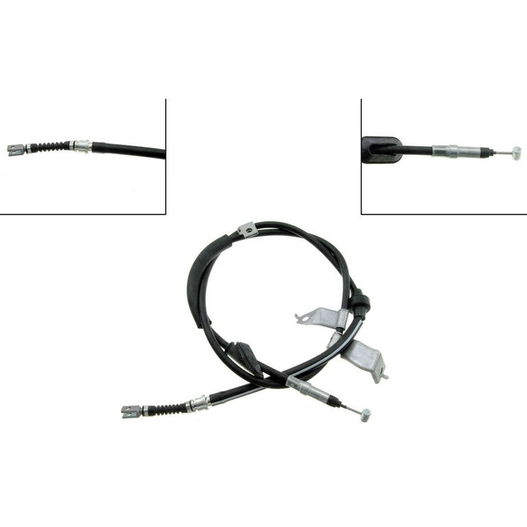 Front View of Rear Left Parking Brake Cable DORMAN C94420