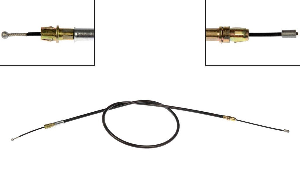 Front View of Rear Left Parking Brake Cable DORMAN C95073