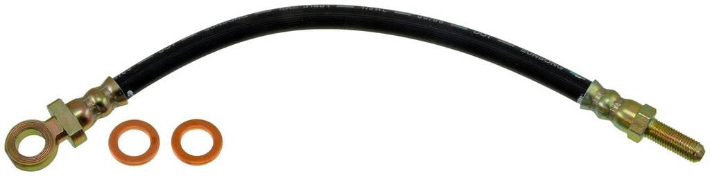 Front View of Front Left Brake Hydraulic Hose DORMAN H36901