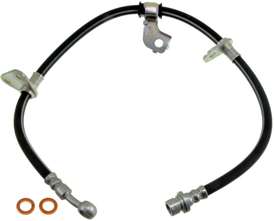 Front View of Front Right Brake Hydraulic Hose DORMAN H380055