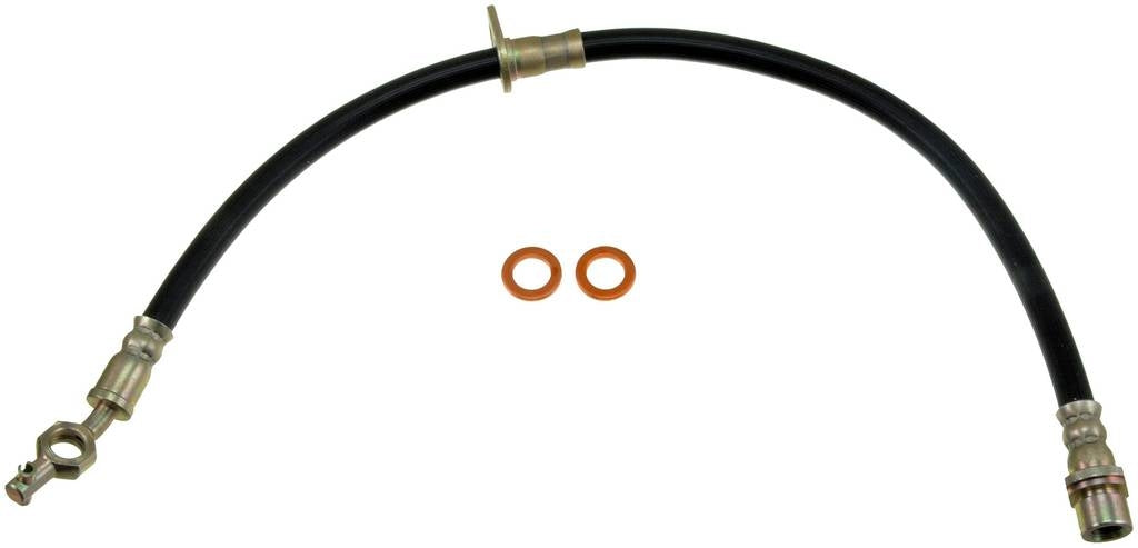 Front View of Front Right Brake Hydraulic Hose DORMAN H380434