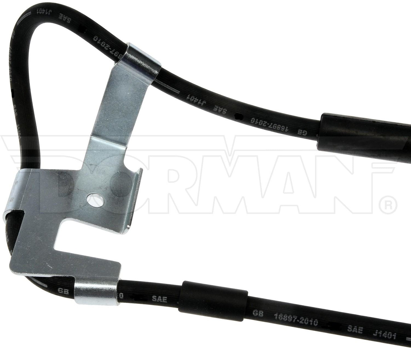 Left View of Front Left Brake Hydraulic Hose DORMAN H380541