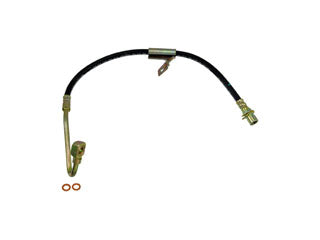 Front View of Front Left Brake Hydraulic Hose DORMAN H381344