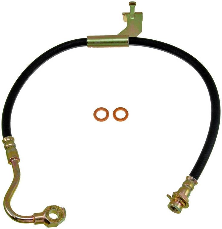 Front View of Front Left Brake Hydraulic Hose DORMAN H38184