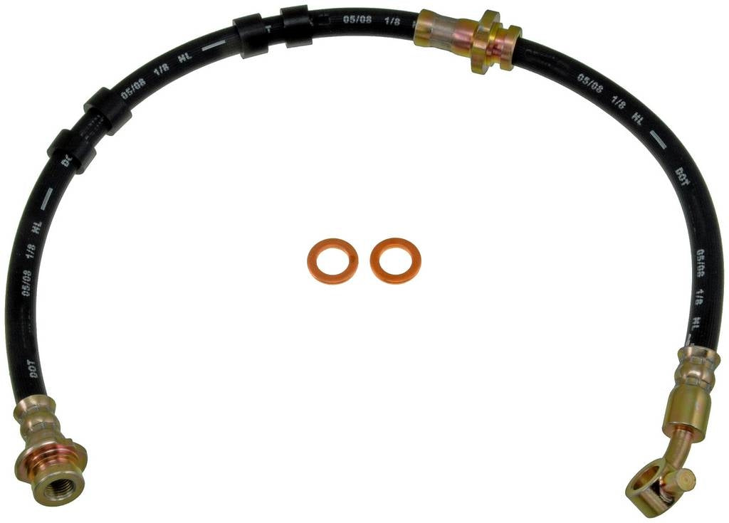 Front View of Front Right Brake Hydraulic Hose DORMAN H620125