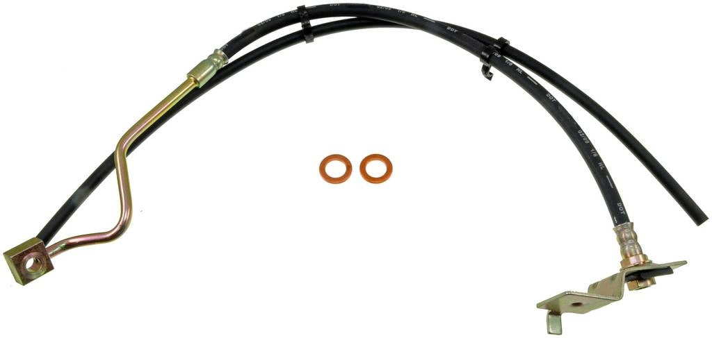 Front View of Front Right Brake Hydraulic Hose DORMAN H620286