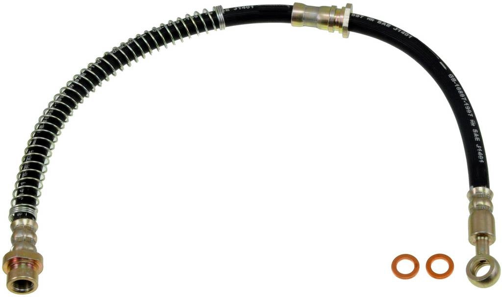 Front View of Front Left Brake Hydraulic Hose DORMAN H620295