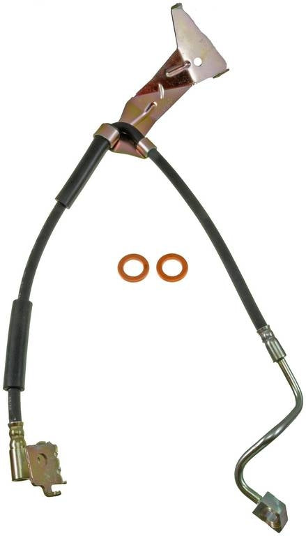 Front View of Front Left Brake Hydraulic Hose DORMAN H620626