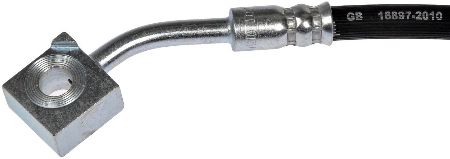 Side View of Front Left Brake Hydraulic Hose DORMAN H620937