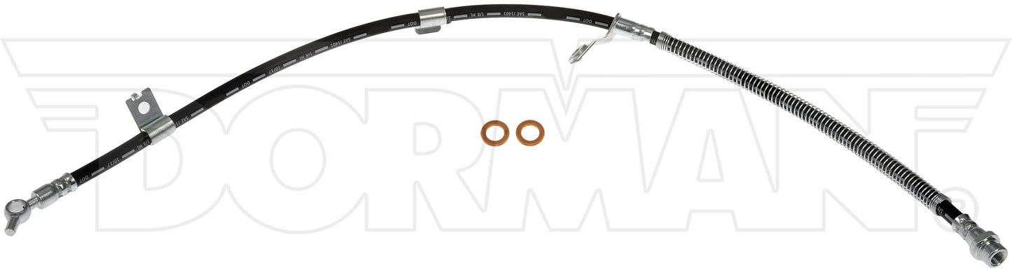 Angle View of Front Left Brake Hydraulic Hose DORMAN H620950