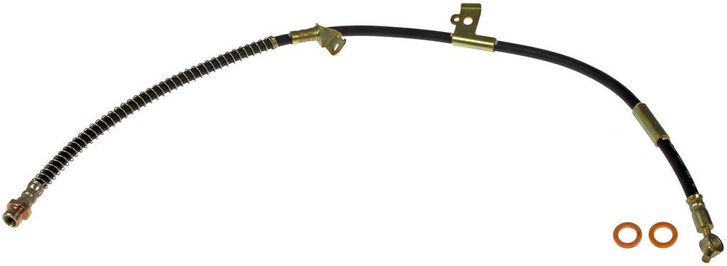 Front View of Front Left Brake Hydraulic Hose DORMAN H620950