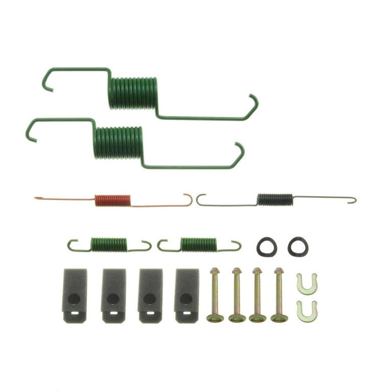 Front View of Rear Drum Brake Hardware Kit DORMAN HW17321