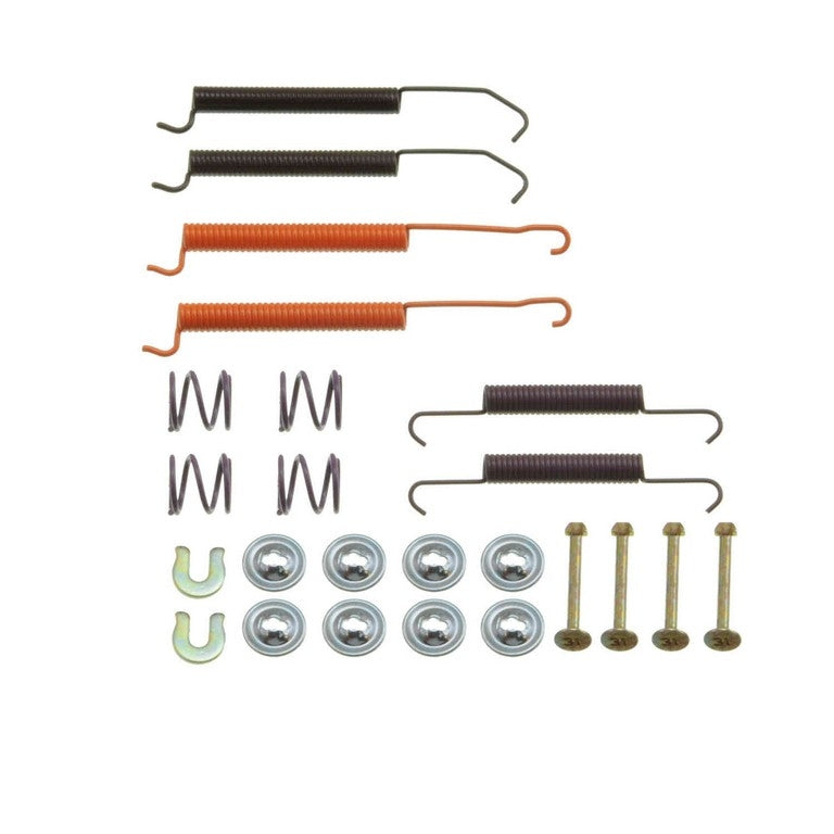 Front View of Rear Drum Brake Hardware Kit DORMAN HW17373