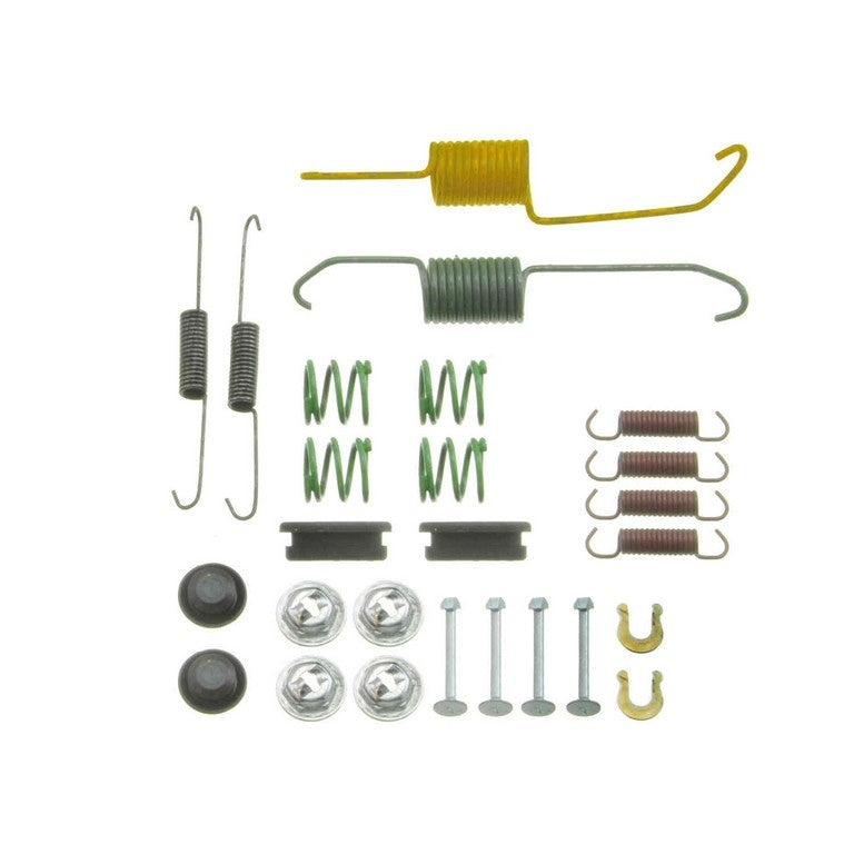 Front View of Rear Drum Brake Hardware Kit DORMAN HW17387