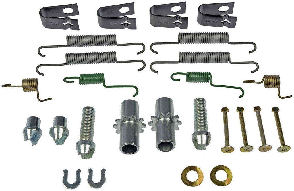 Front View of Rear Parking Brake Hardware Kit DORMAN HW17447