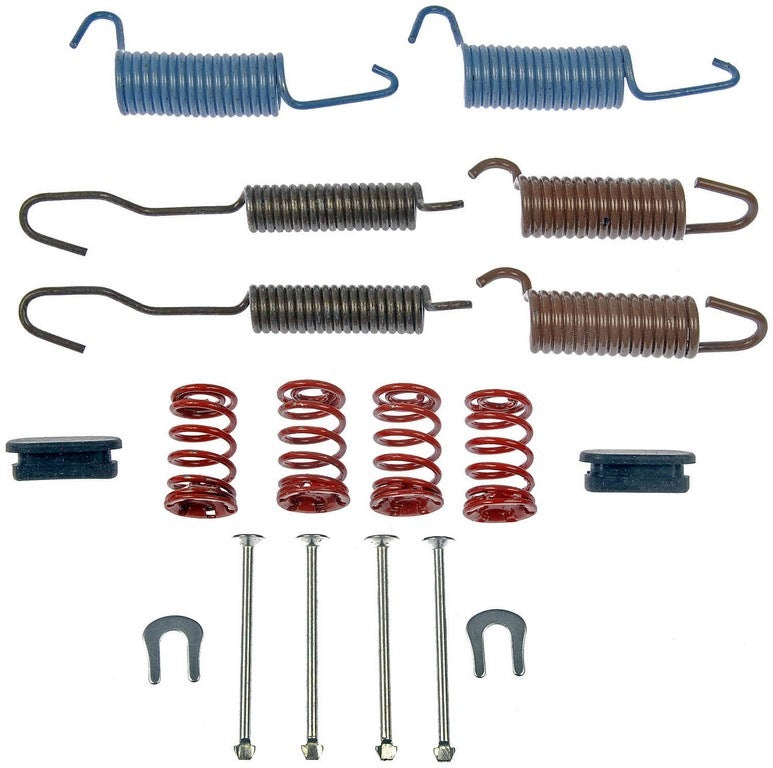 Front View of Rear Drum Brake Hardware Kit DORMAN HW7225