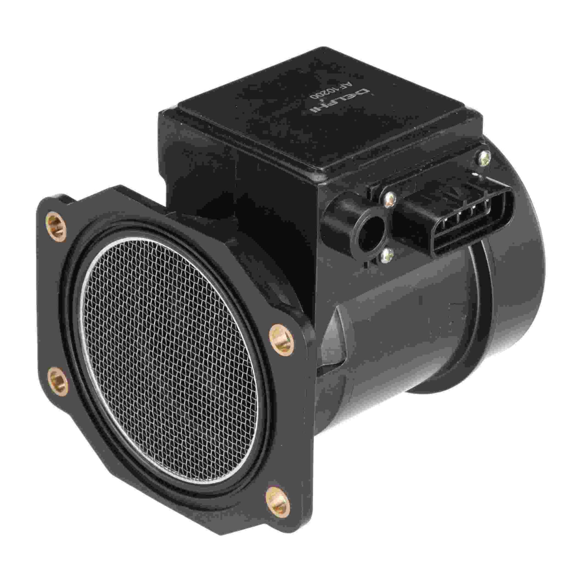 Angle View of Mass Air Flow Sensor DELPHI AF10200