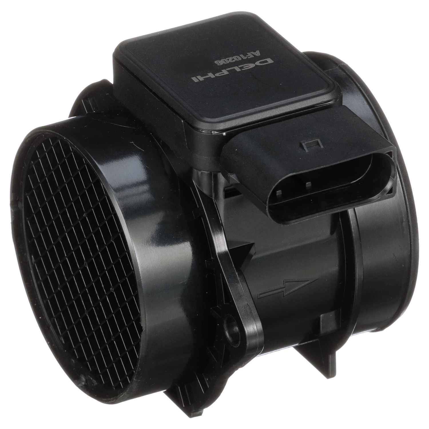 Angle View of Mass Air Flow Sensor DELPHI AF10206