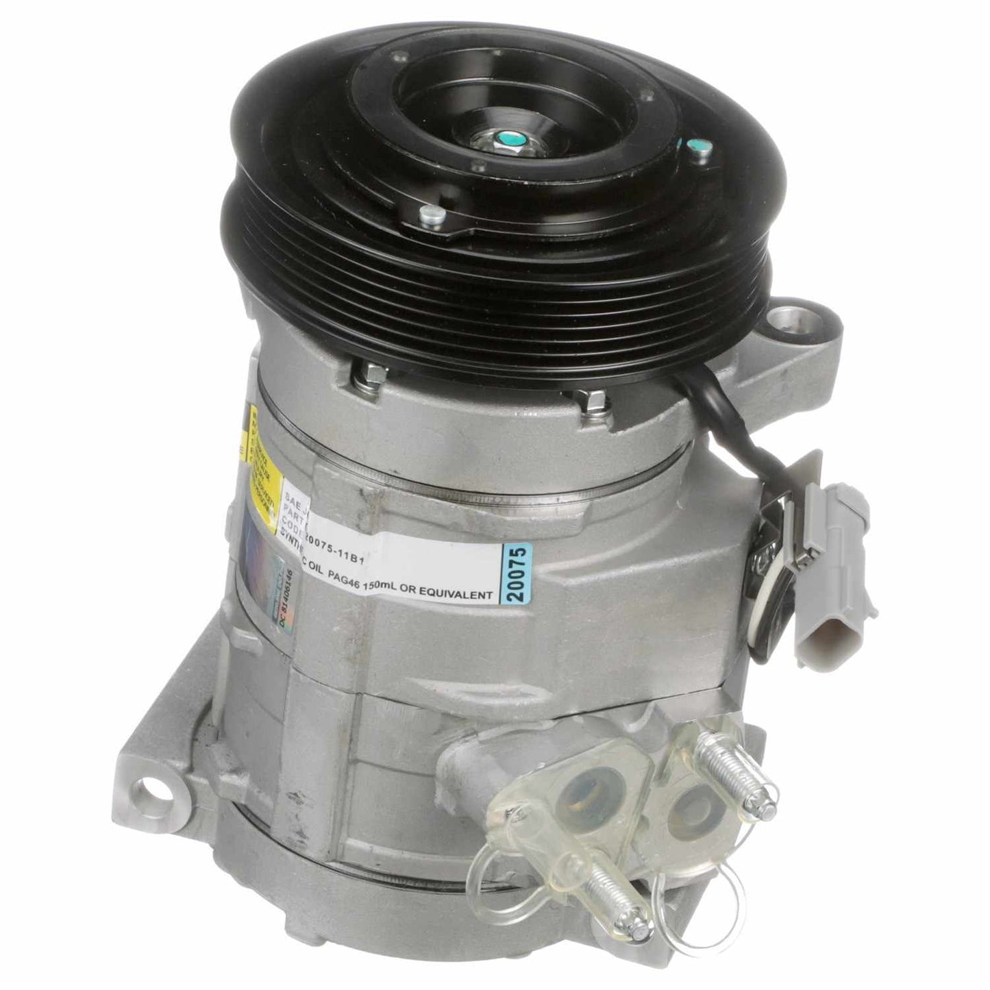 Angle View of A/C Compressor DELPHI CS20075