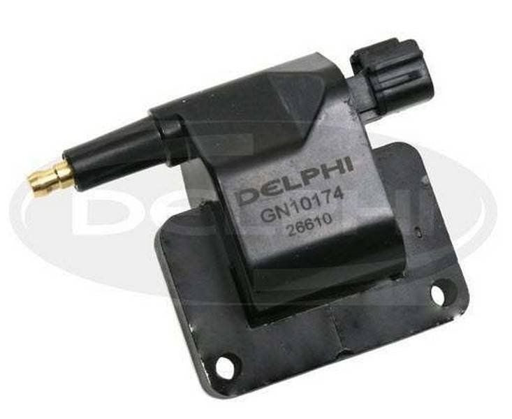 Front View of Ignition Coil DELPHI GN10174