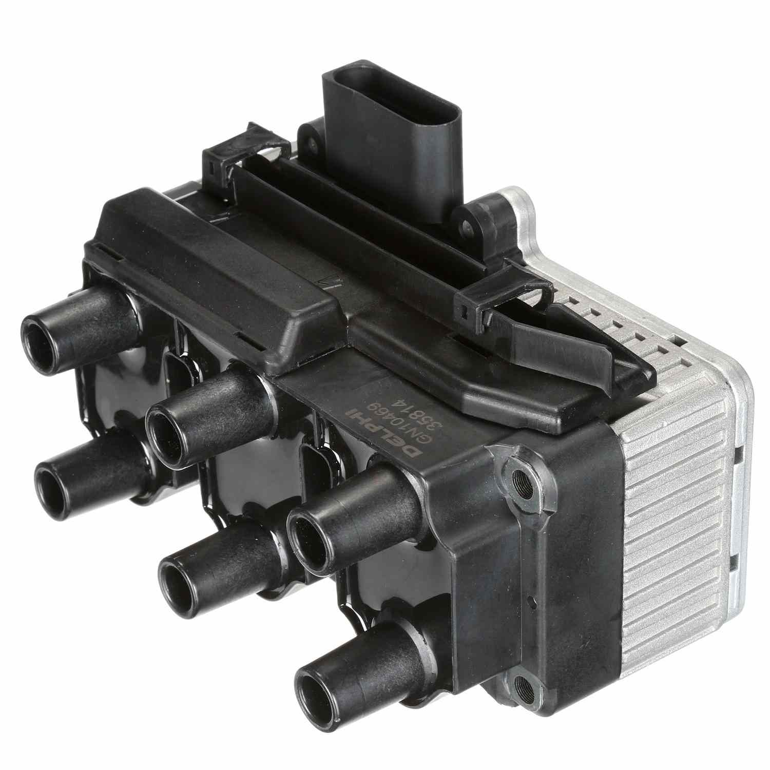 Angle View of Ignition Coil DELPHI GN10469