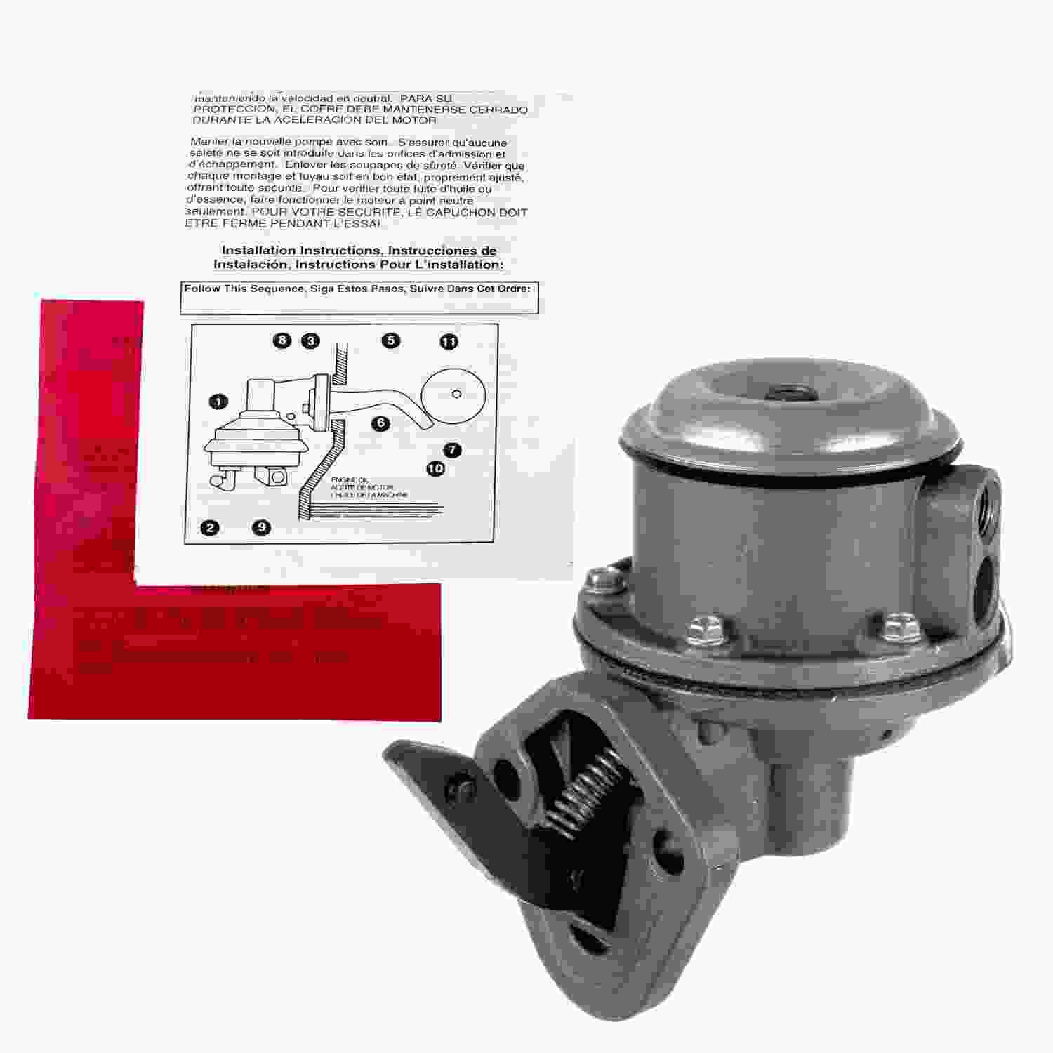 Kit View of Mechanical Fuel Pump DELPHI MF0073