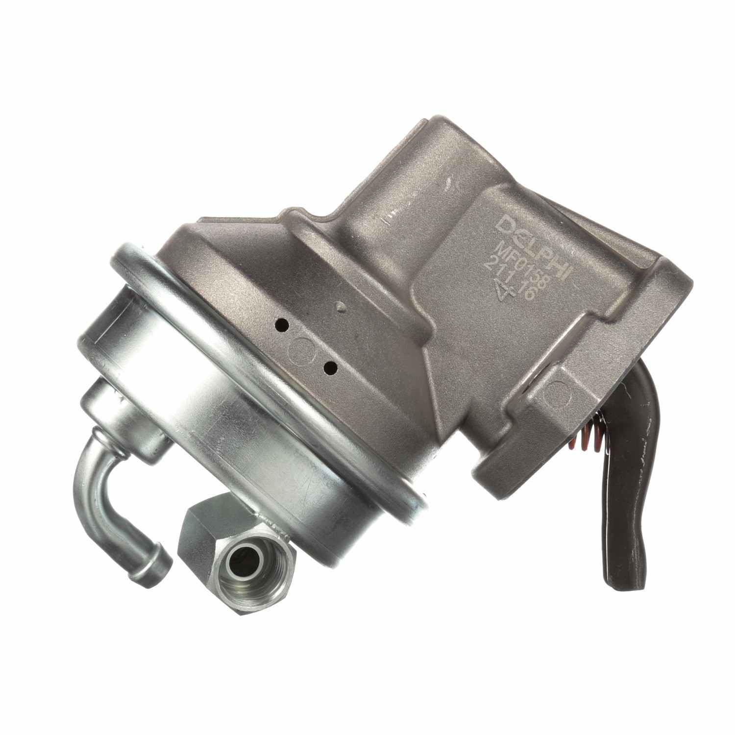 Front View of Mechanical Fuel Pump DELPHI MF0158