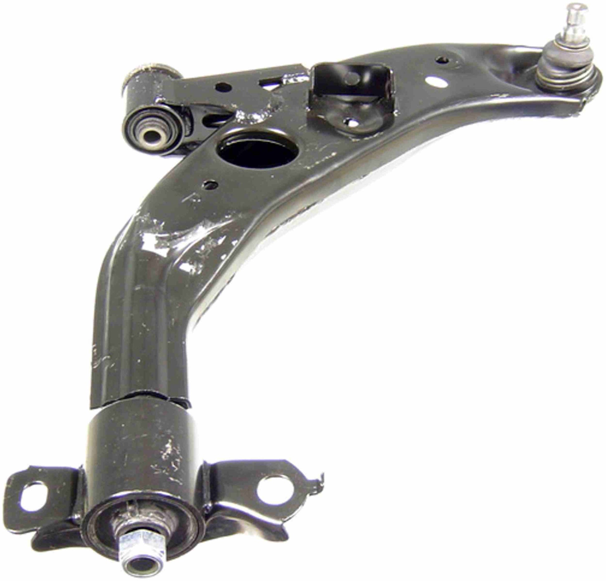 Angle View of Front Right Suspension Control Arm and Ball Joint Assembly DELPHI TC1103