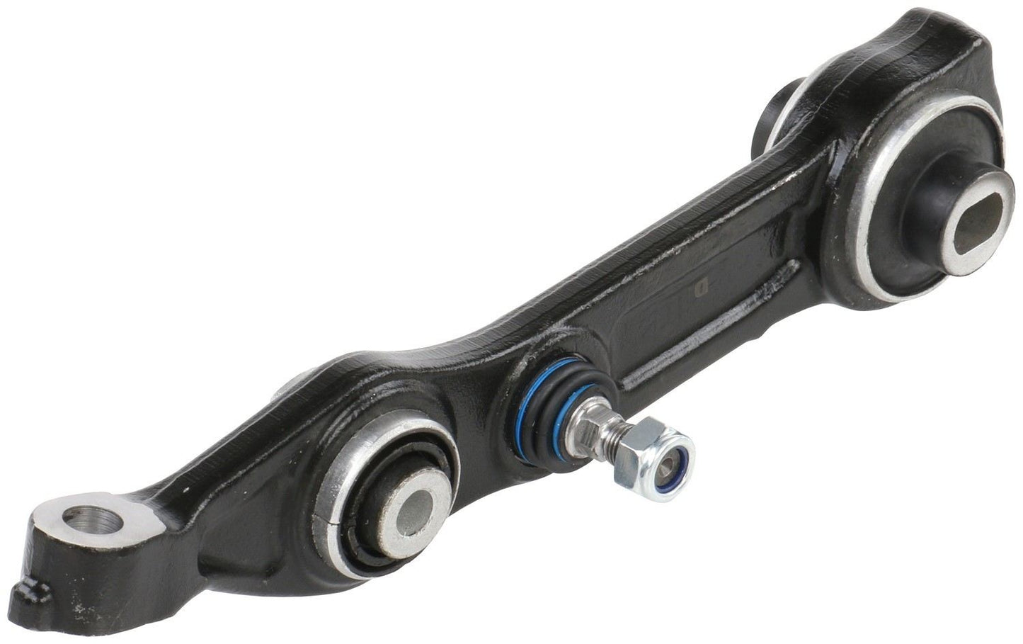 Angle View of Front Rear Right Suspension Control Arm and Ball Joint Assembly DELPHI TC1384