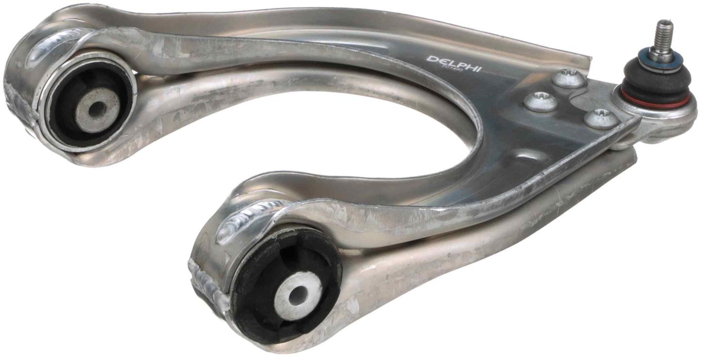 Angle View of Front Upper Left Suspension Control Arm and Ball Joint Assembly DELPHI TC1490