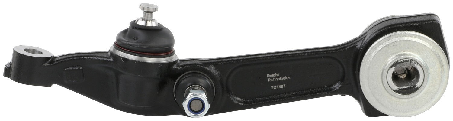 Front View of Front Rear Right Suspension Control Arm and Ball Joint Assembly DELPHI TC1497