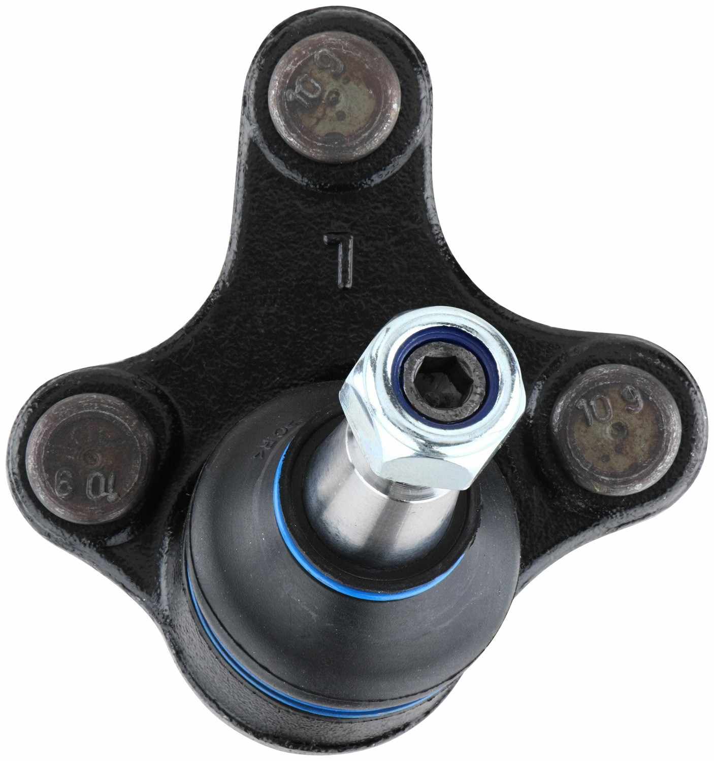 Top View of Front Left Suspension Ball Joint DELPHI TC1731