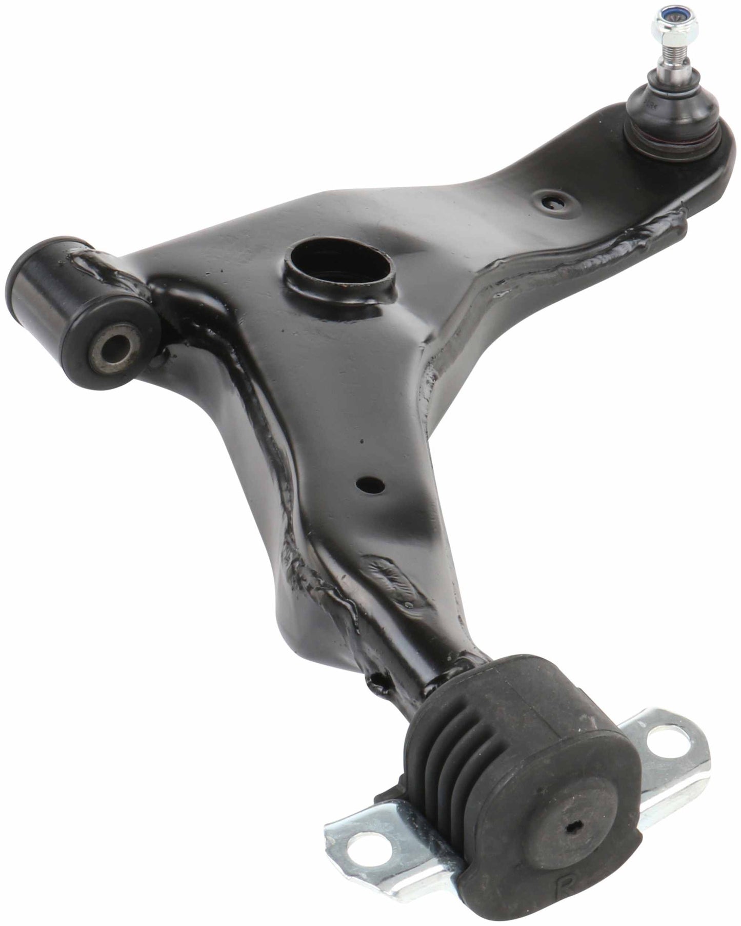 Angle View of Front Right Suspension Control Arm and Ball Joint Assembly DELPHI TC2094