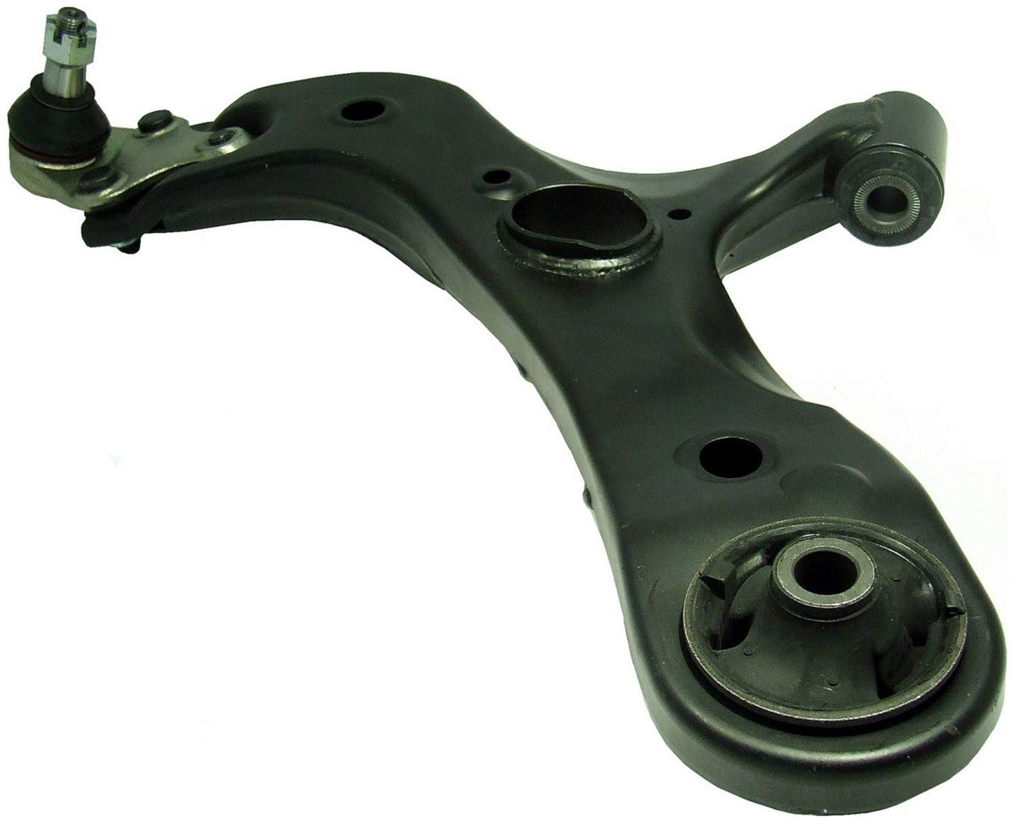 Angle View of Front Left Suspension Control Arm and Ball Joint Assembly DELPHI TC2282