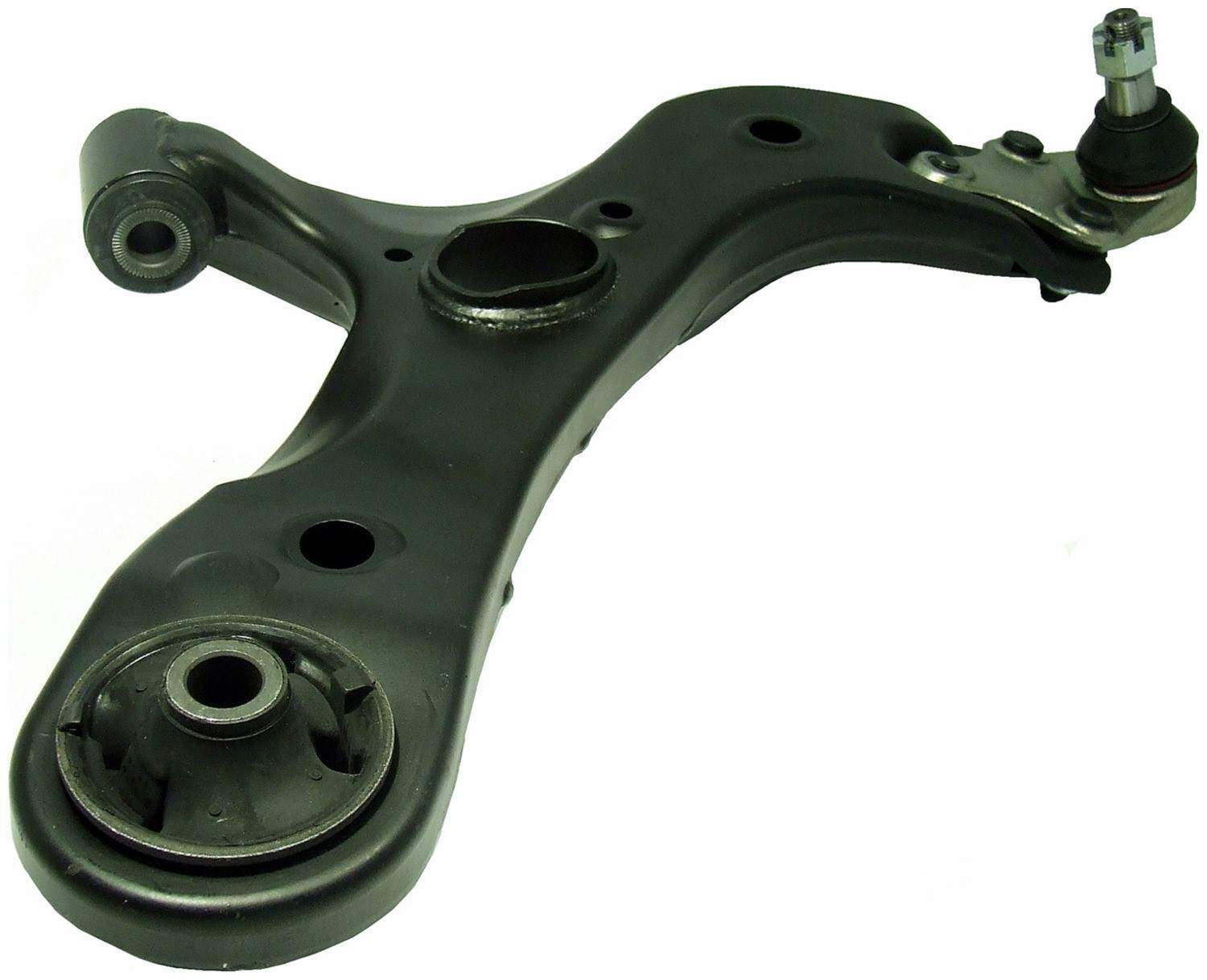 Angle View of Front Right Suspension Control Arm and Ball Joint Assembly DELPHI TC2283