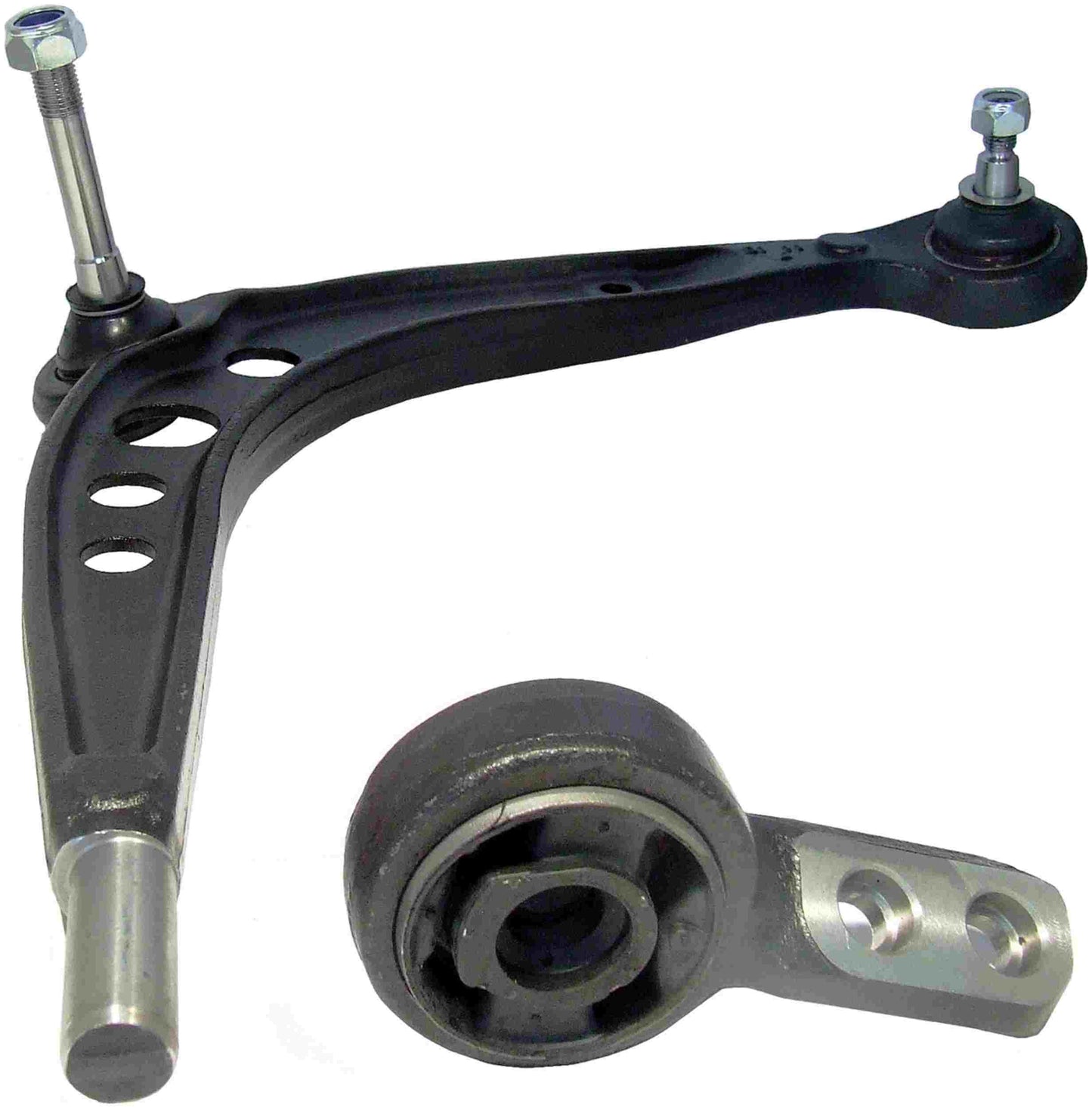 Angle View of Front Right Suspension Control Arm and Ball Joint Assembly DELPHI TC2315