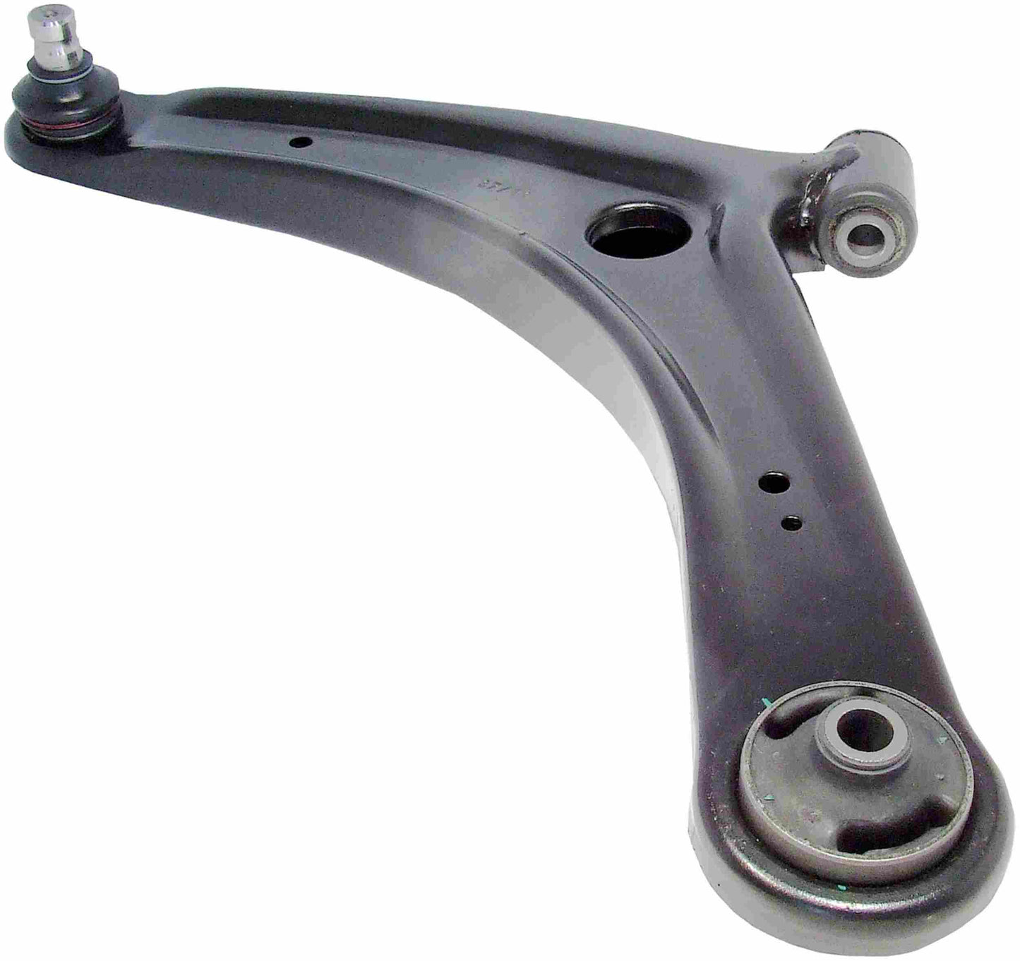 Angle View of Front Left Suspension Control Arm and Ball Joint Assembly DELPHI TC2344