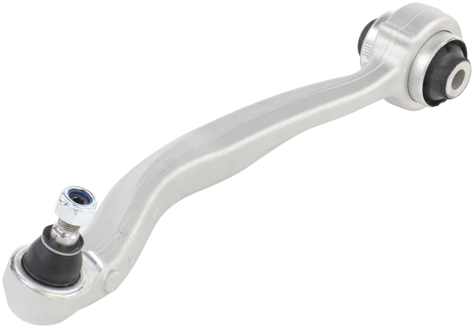 Angle View of Front Rear Left Suspension Control Arm and Ball Joint Assembly DELPHI TC2357