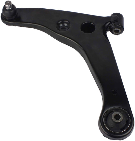 Angle View of Front Left Suspension Control Arm and Ball Joint Assembly DELPHI TC2630